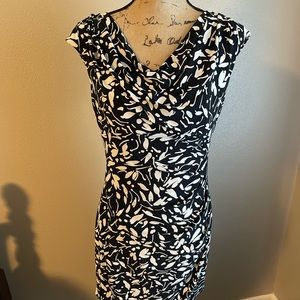 Ralph Lauren black and white dress